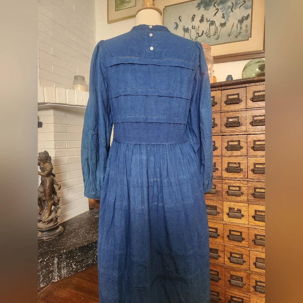 Christy Dawn Indigo Midi Dress - Picture 11 of 15